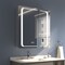 Exbrite 30X32 Led Lighted Bathroom Medicine Cabinet Mirror Waterproof Recessed